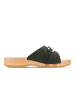Woody Sandale in schwarz