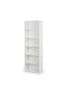 relaxdays Bücherregal in Weiß - (B)60 x (H)178,5 x (T)24 cm