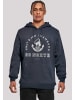 F4NT4STIC Hoodie Go North Logo in marineblau