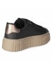 Tamaris Plateau Sneaker in schwarz