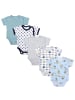 TupTam Baby Jungen Kurzarm Wickelbody 5er Set in mint/weiß