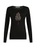 GreenBomb Longsleeve Nature Fall Leaves in Schwarz