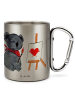 Mr. & Mrs. Panda Kaffeetasse Koala Künstler ohne Spruch in Silber