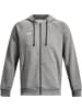 Under Armour Fleecejacke/Fleecepullover "Ua Rival Fleece Fz Hoodie" in Grau