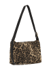 faina Women Shoulder Bag in Black Beige Leo
