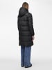 Pieces Wattierte Jacke in Black
