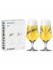 RITZENHOFF 2er Set Biergläser Gerste Brauchzeit 374 ml transparent in transparent