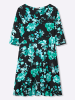 sheego by Joe Browns Jerseykleid in schwarz-bedruckt