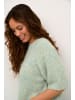 Kaffe Strickpullover KAemilie Loose fit in Granite Green