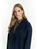 DreiMaster Damen Übergangsmantel In Wolloptik in Dunkelmarine