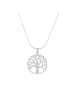 Alexander York Kette mit Anhänger TREE OF LIFE XL in 925 Sterling Silber S75, 2-tlg. in silber