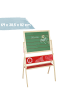 roba Kindertafel Holz natur – drehbare Standtafel, magnetisch & liniert