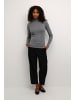 Kaffe Langarm-Shirt KAronia Slim fit in Grey Melange