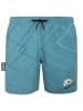 GUGGEN MOUNTAIN Badehose Kariert in Blau