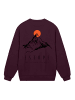 F4NT4STIC Sweatshirt Escape Discover the World Mountain in maroon