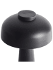 Beliani Tischleuchten AGUSAN in Schwarz/Weiß - (W) 14 x (H) 25 x (L) 14 cm