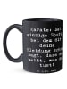 Mr. & Mrs. Panda Kaffeetasse Spruch Karate Kleidung mit Spruch in Schwarz