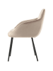 Kayoom Stuhl Cobain 2erSet in taupe