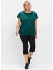 sheego Funktionsshirt in petrol
