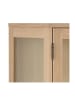 ebuy24 Vitrinenschrank Marte Weiß 140 x 40 cm
