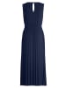 BETTY & CO Plisseekleid ohne Arm in Dunkelblau