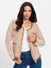 Heine Strickjacke in camel-champagner-meliert
