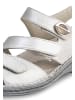 VITAFORM Softnappaleder Sandalen in offwhite/metallic