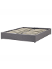 Beliani Doppelbett DINAN in Grau - (W) 167 x (H) 31 x (L) 214 cm