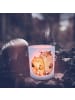 Mr. & Mrs. Panda Windlicht Glas Bären Liebe ohne Spruch in Transparent