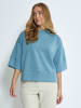 Peppercorn Bluse in Smoke Blue