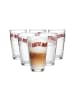 Ritzenhoff & Breker 6er Set Latte Macchiato Gläser Figaro in 320 ml in transparent