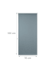 relaxdays Verdunkelungsrollo in Grau - (B)80 x (H)165cm