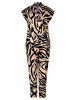 Betty Barclay Jumpsuit mit Eingrifftaschen in Schwarz/Beige