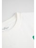 Coccodrillo Baumwoll-T-Shirt mit kurzen Ärmeln in ecru