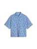 Marc O'Polo DENIM Print-Kurzarmbluse relaxed in Light Blue