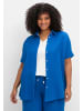 sheego Hemdbluse in kobaltblau