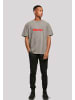 F4NT4STIC Oversize T-Shirt Koi Fish Oversize Japan Streetstyle in Asphalt