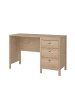 CALICOSY Schreibtisch BARCELONE in Helles Holz - (W) 120,4  x (H) 76,5  x (L) 48  cm