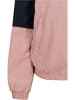 Urban Classics Urban Classics Damen Ladies 3-Tone Crinkle Track Jacket in darkrose/nvy/wht