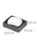 Wenko Seifenschale SLATE ROCK in Anthrazitfarben, (B) 14 x (H) 2,5 x (L) 10 cm