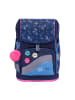 Belmil Premium Schulranzen-Set 5tlg. Smarty Plus "Sapphire" Blau mit Brustgurt