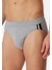 Schiesser Rio Slip / Unterhose 95/5 Stretch - Organic Cotton in Grau-Melange