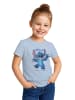 Lilo & Stitch Disney Lilo & Stitch T-Shirt Oberteil Shirt kurzärmlig (2er Pack) in blau/grau