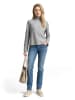 Tom Tailor Pullover in medium silver grey melange