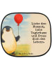 Mr. & Mrs. Panda Auto Sonnenblende Pinguin Luftballon Design mit... in Weiß