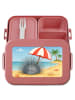 Mr. & Mrs. Panda MEPAL Bentobox Seeigel Design ohne Spruch in Rot Pastell