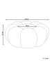 Beliani Pouf BEAUFORT in Grün - (W) 60 x (H) 27 x (L) 60 cm
