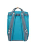 Doughnut Macaroon Euro 16 - Rucksack 38 cm (grey x dark grey) in teal x lake