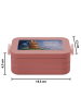 Mr. & Mrs. Panda MEPAL Bentobox Fledermaus Sitzen Design mit Spruch in Rot Pastell