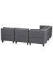 Beliani 6-tlg Modulsofa UNSTAD in Grau
